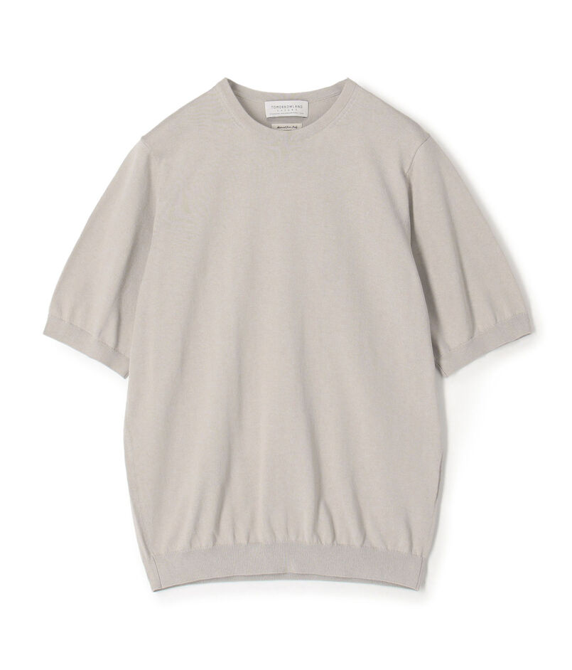 TOMORROWLAND tricot シルクコットン クルーネックプルオーバーニット SESIA