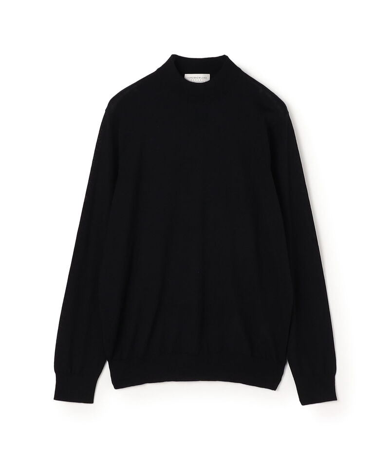 TOMORROWLAND tricot スーパーファインメリノウール モックネックニット S-WOOL