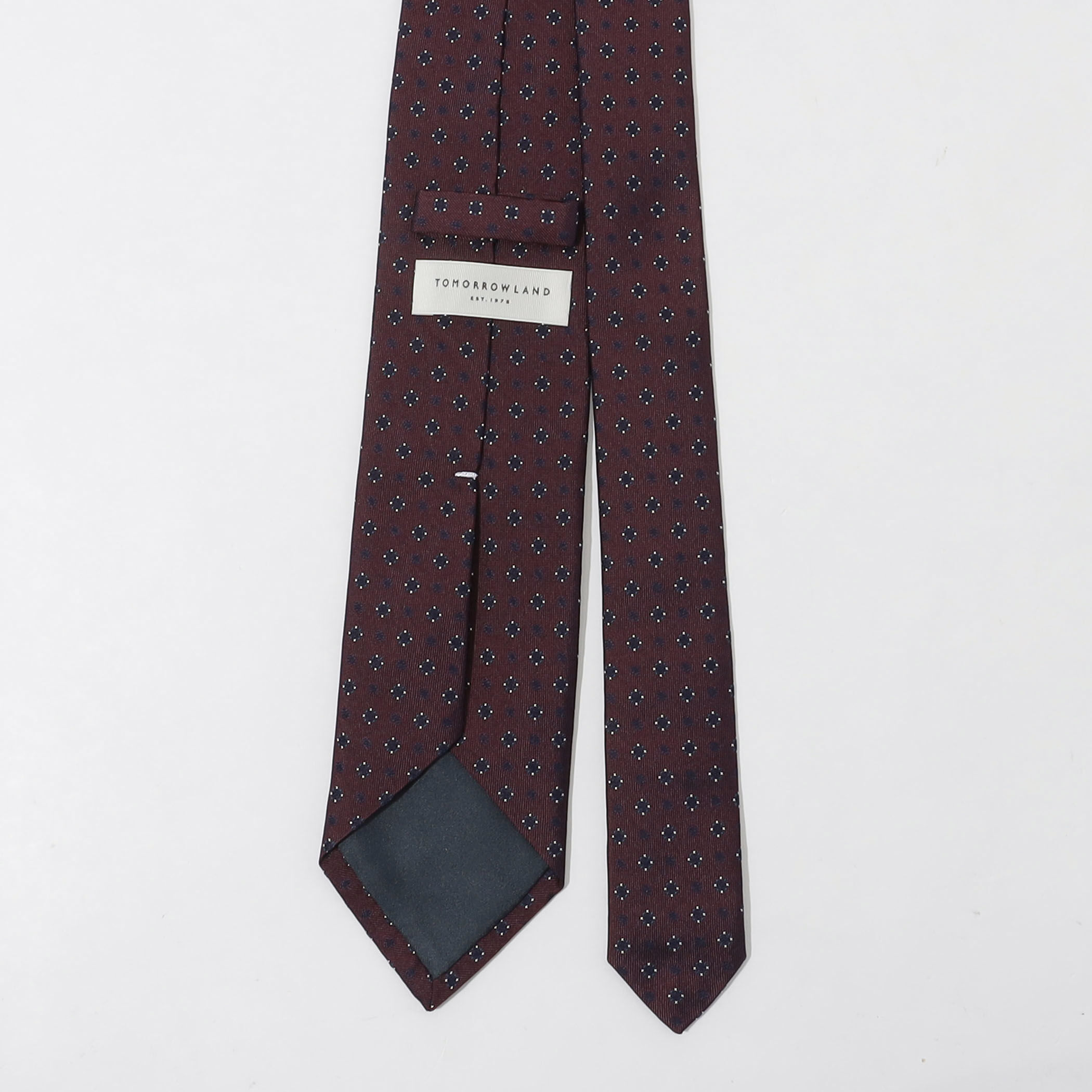 TOMORROWLAND シルクジャガード 小紋柄ネクタイ｜トゥモローランド