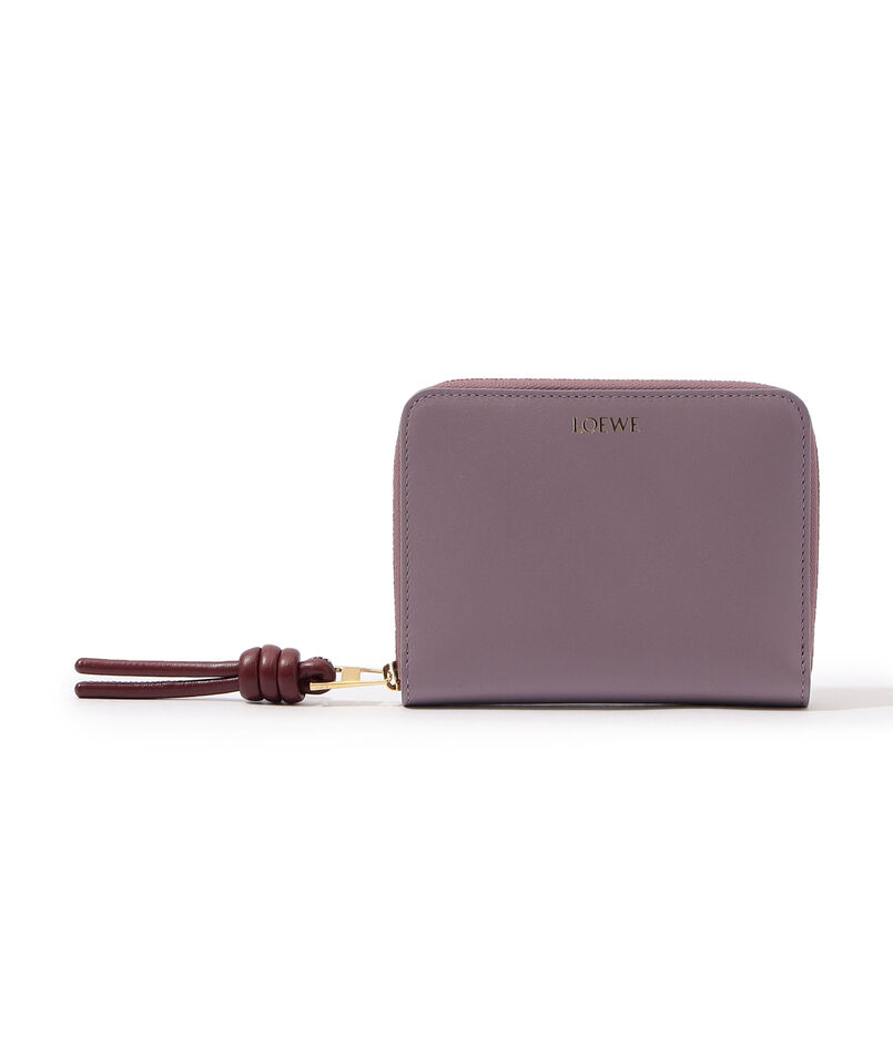 LOEWE ノットコンパクトジップウォレット