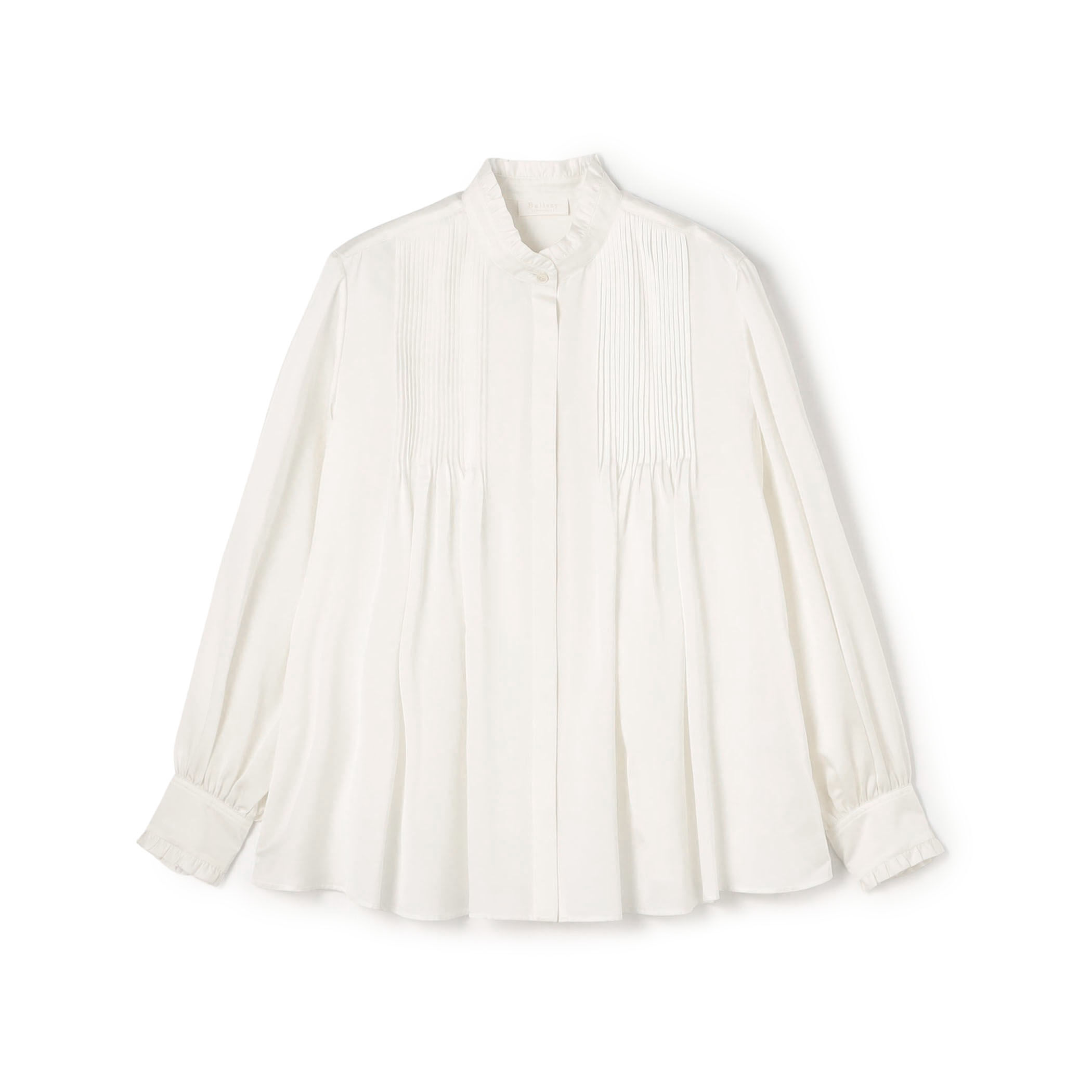 トゥモローランド　シルク　ブラウス　新品タグ付　日本製 TOMORROWLAND｜トゥモローランドのシャツ/ブラウス（シルク