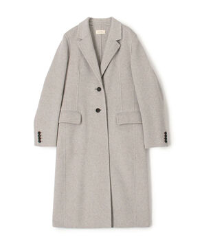 ダブルフェイスメルトンビーバー チェスターコート