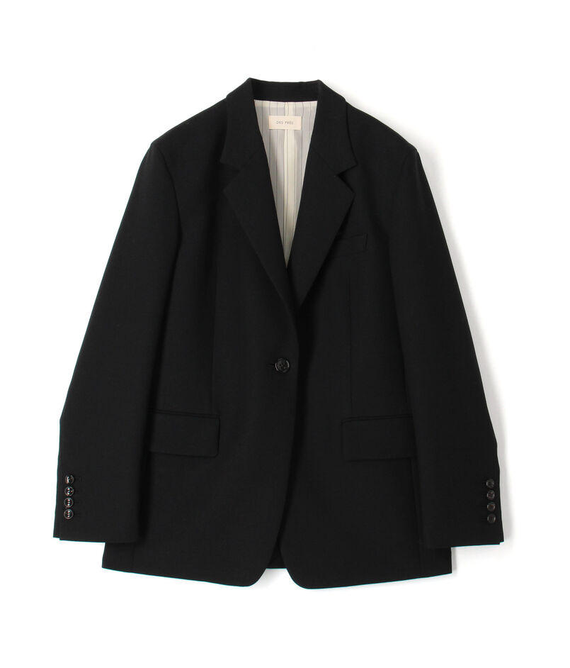 【WEB先行予約】ウールバスケットウェーブ シングルジャケット