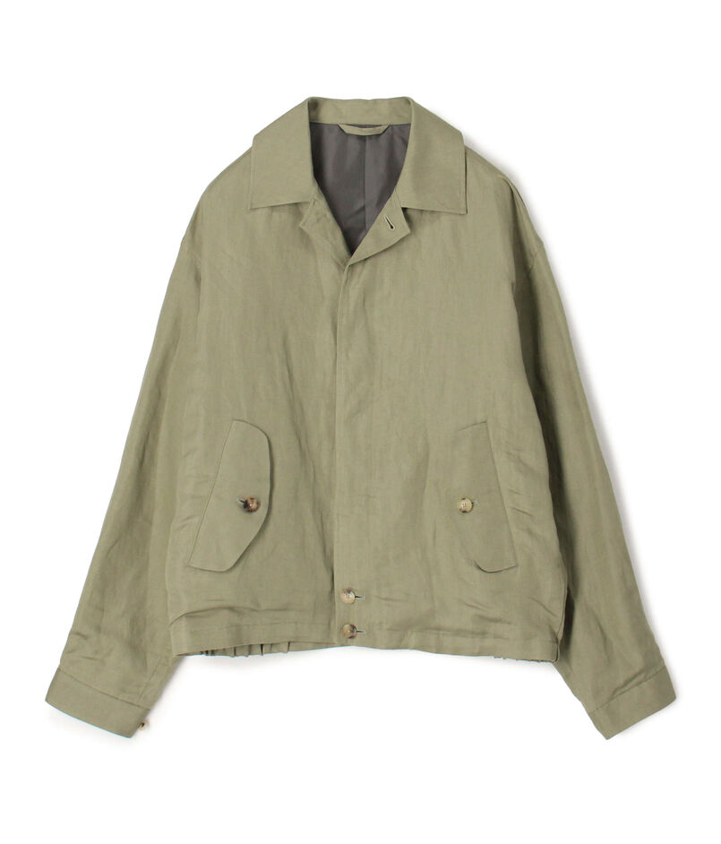 【別注】The CLASIK SHIRTS HARRINGTON リネンシルク ブルゾン