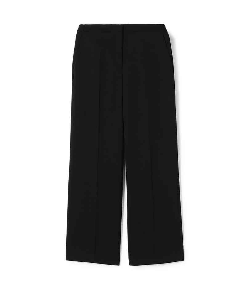 ポリエステルウールバラシャ セミワイドパンツ