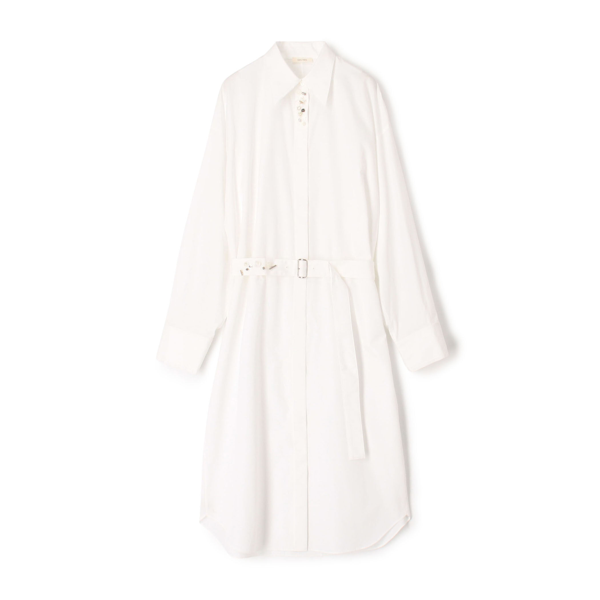 コンパクトプレーンコットン シャツワンピース｜トゥモローランド 公式通販