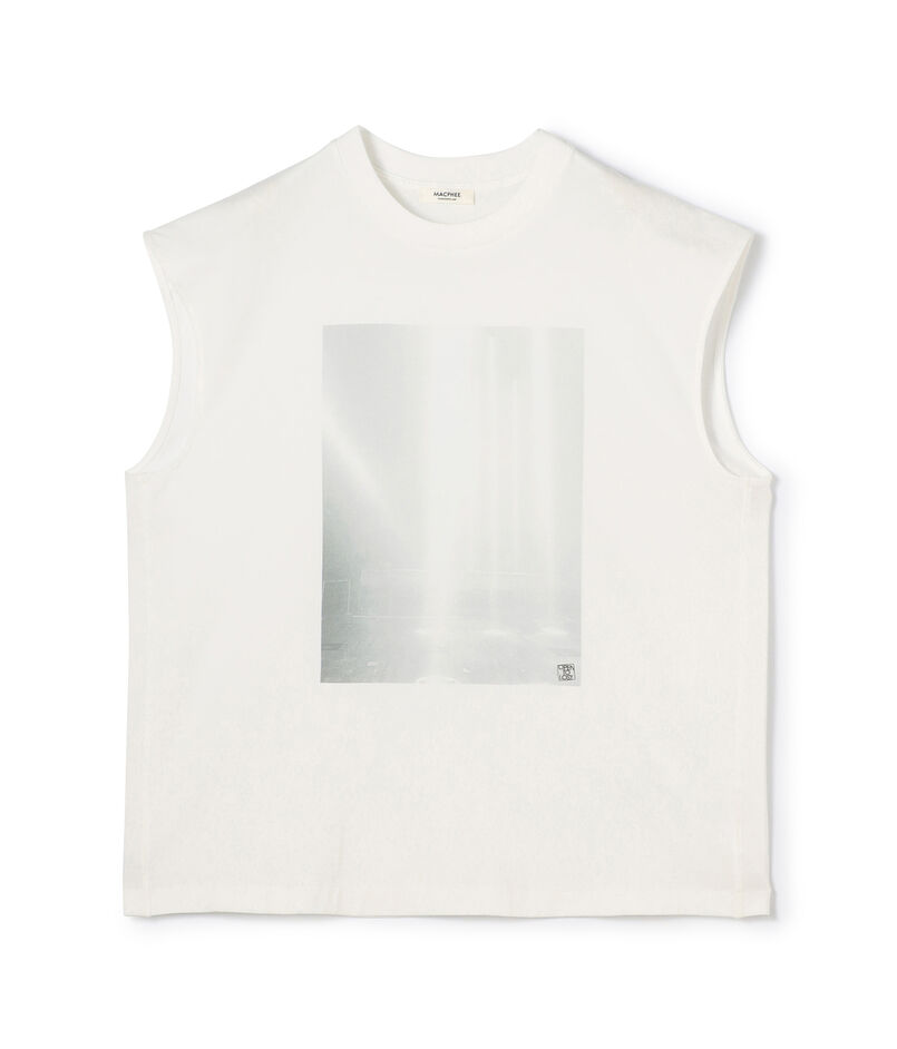 フォトプリント ノースリーブTシャツ