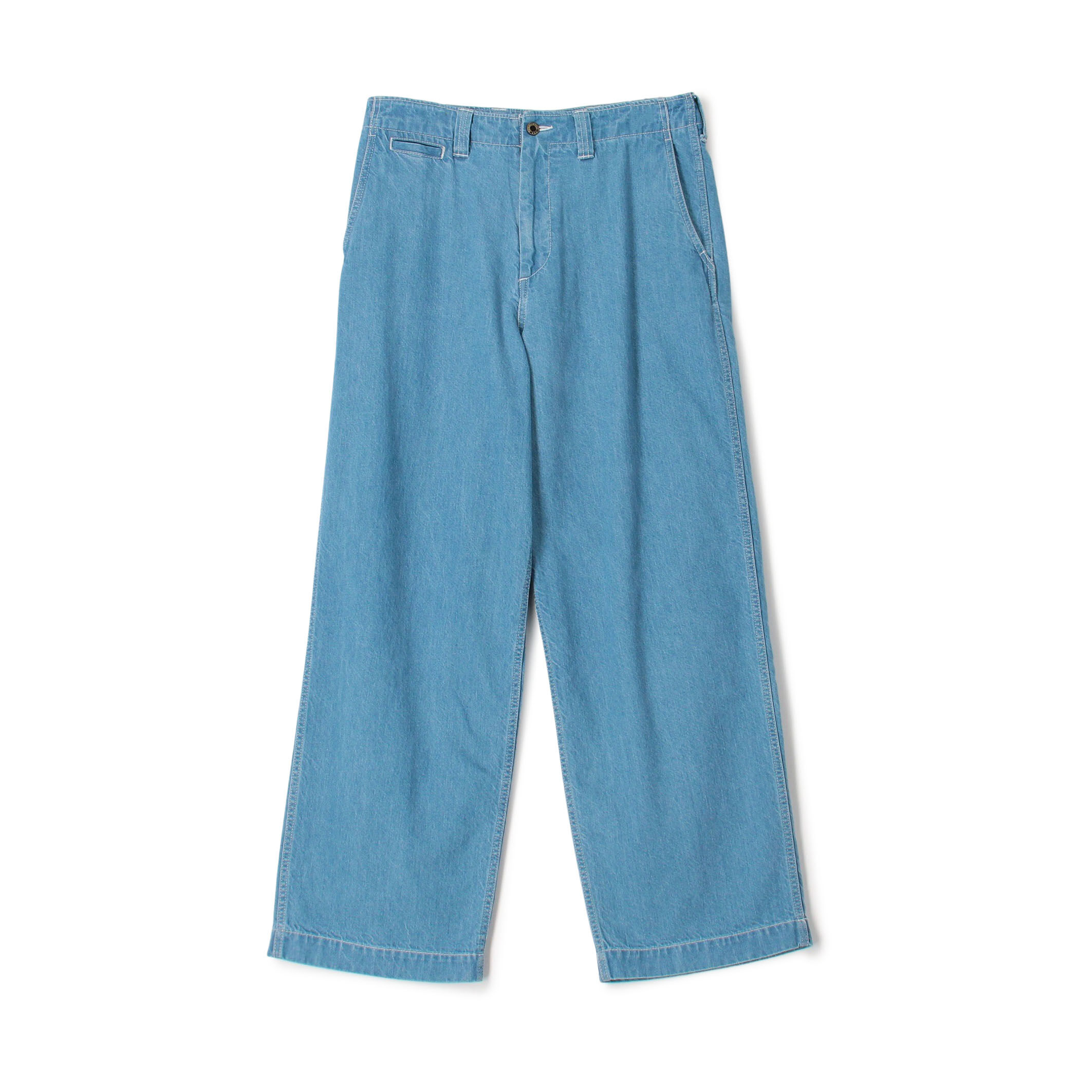 今季 ebure ムラ糸デニム ワイドストレートパンツ 3333342997361_3333342912692_1