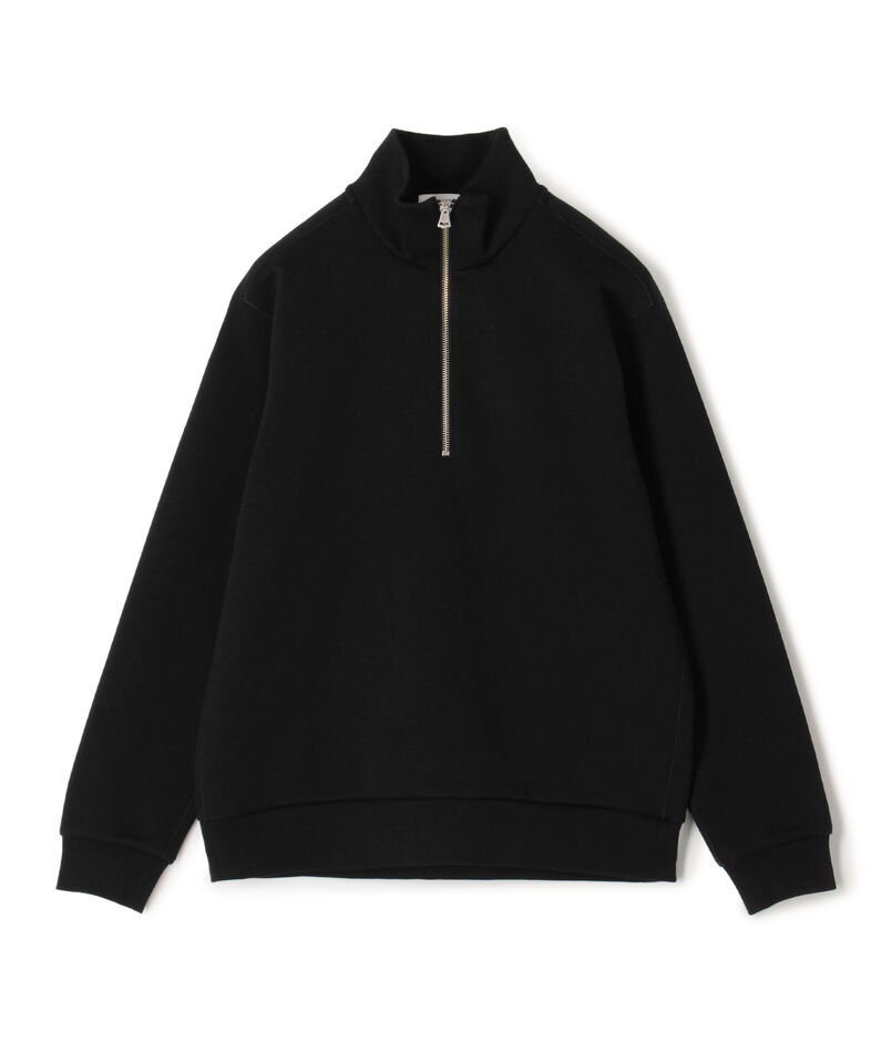 スビンコットンダンボール ハーフジッププルオーバースウェット