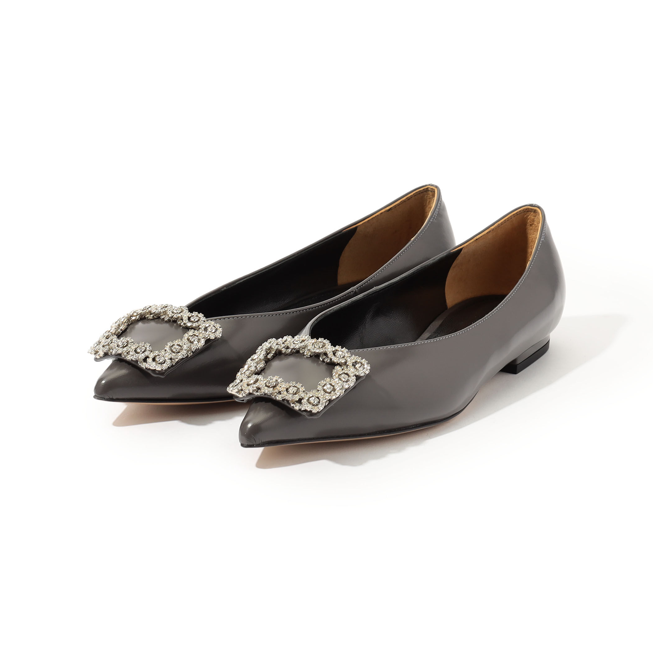 新品PIPICHIC ピッピシック レースビジュー フラットシューズ PIPPICHIC パンプス 「PIPPICHIC/ピッピシック」ANNA V JEWERLY