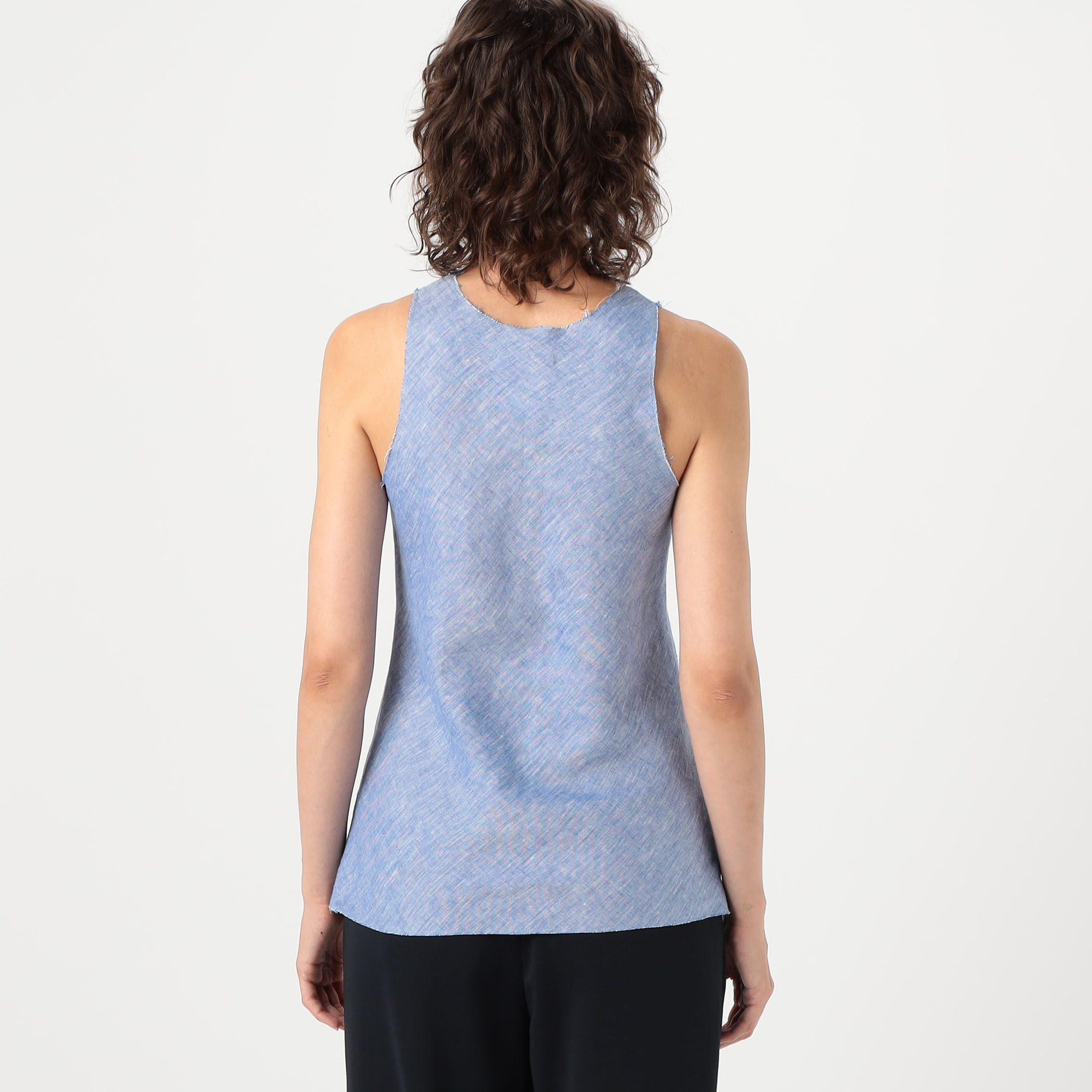 GABRIELA COLL GARMENTS NO.73 BIAS CUT TOP リネン