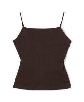 コットンリブ カップ付きキャミソール