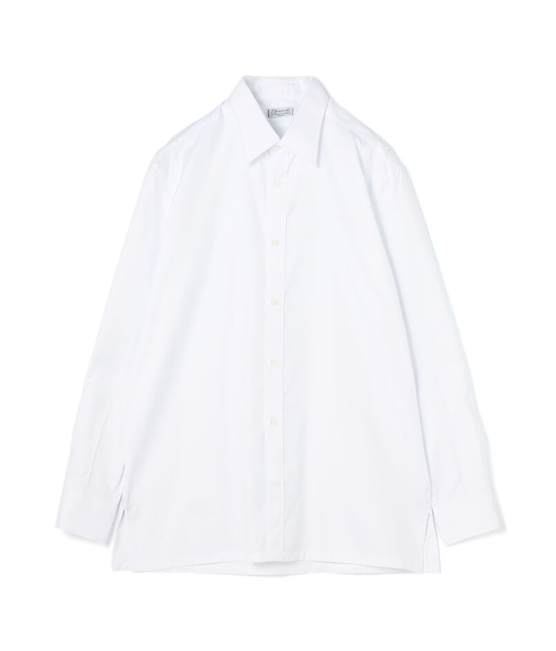 Charvet コットン セミワイドカラーシャツ
