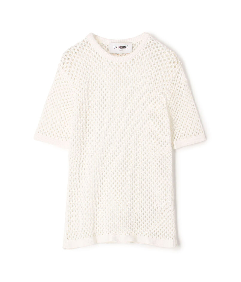 UNIFORME STITCH-DETAIL T-SHIRT