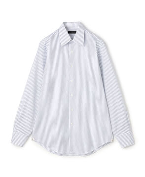 120/2スーピマコットンブロード マルチストライプ レギュラーカラー ドレスシャツ