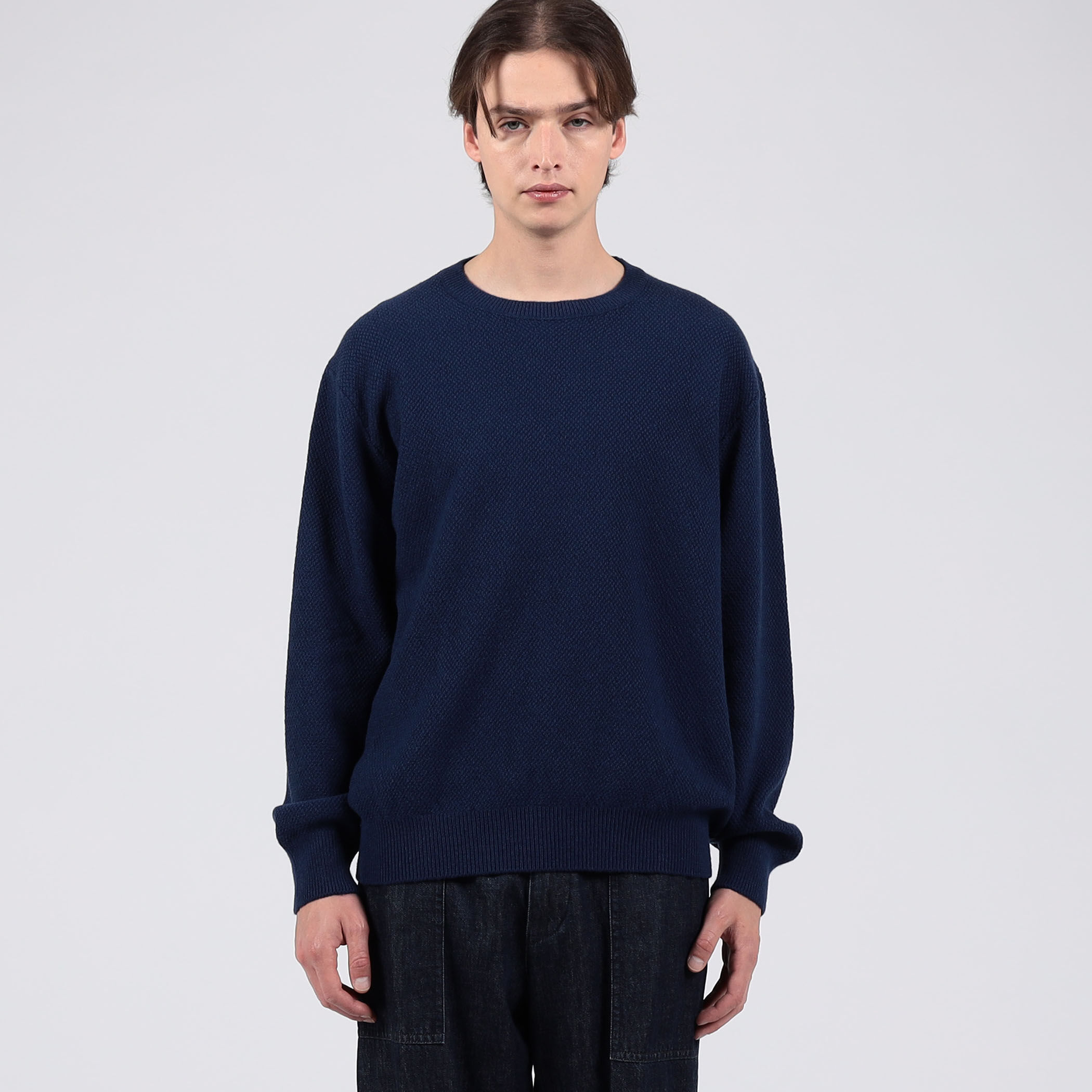 LOEWE ウールカシミヤ クルーネックプルオーバー