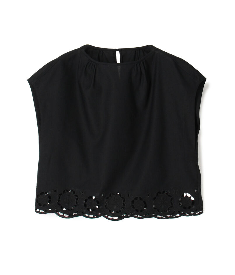 エアリーメッシュ フレンチスリーブプルオーバー