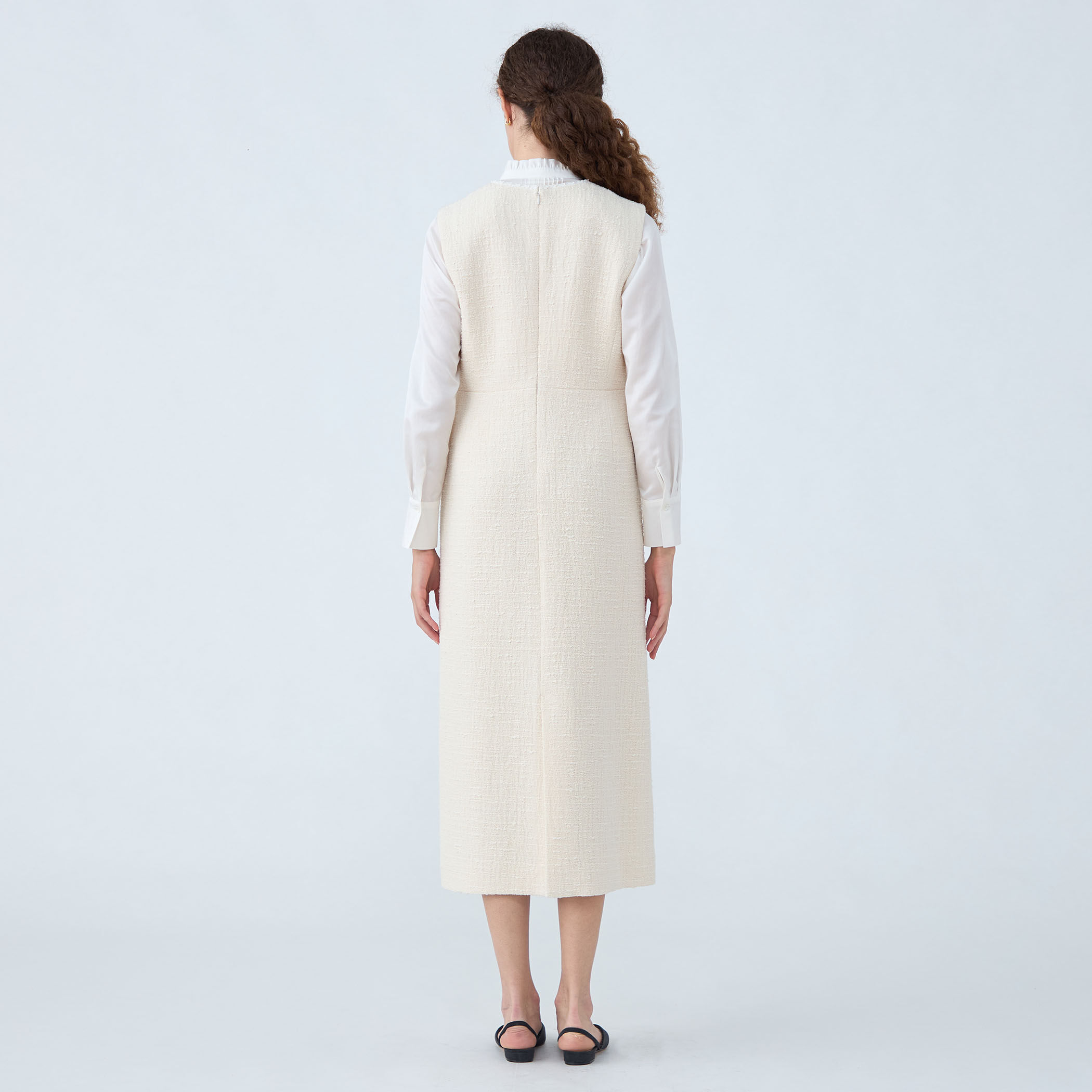 断捨離中☆すいーとぴーBallsey スラブヤーンツイード ジャンパースカ 楽天市場】【SALE／40%OFF】スラブヤーンツイード ジャンパースカート