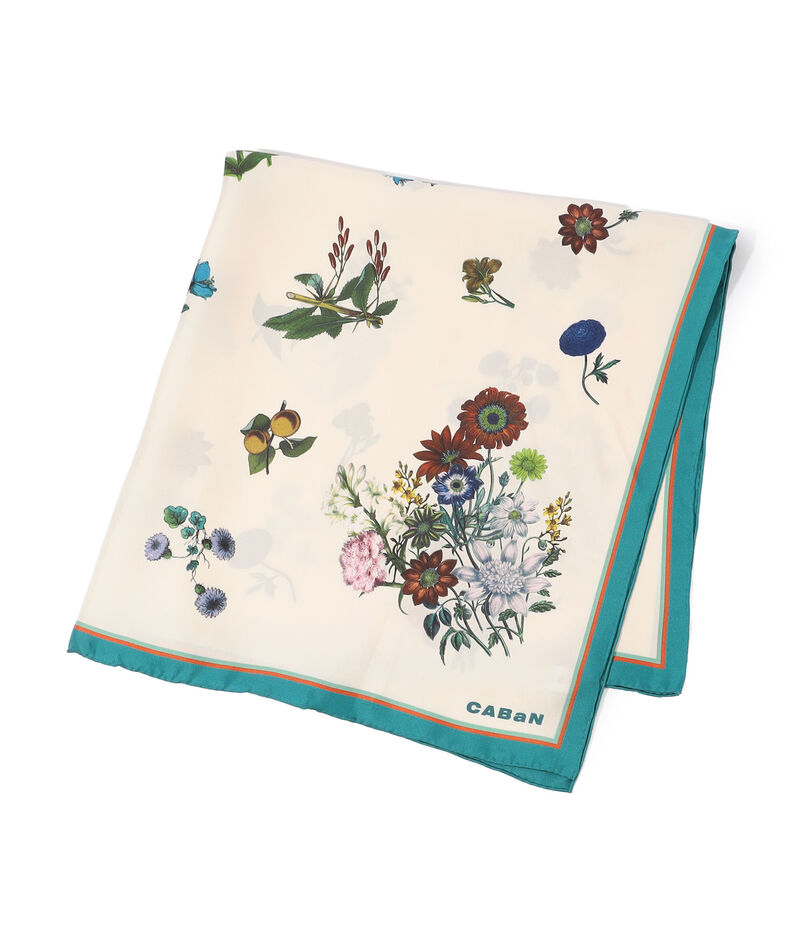 シルクツイル BOUQUET プリントスカーフ
