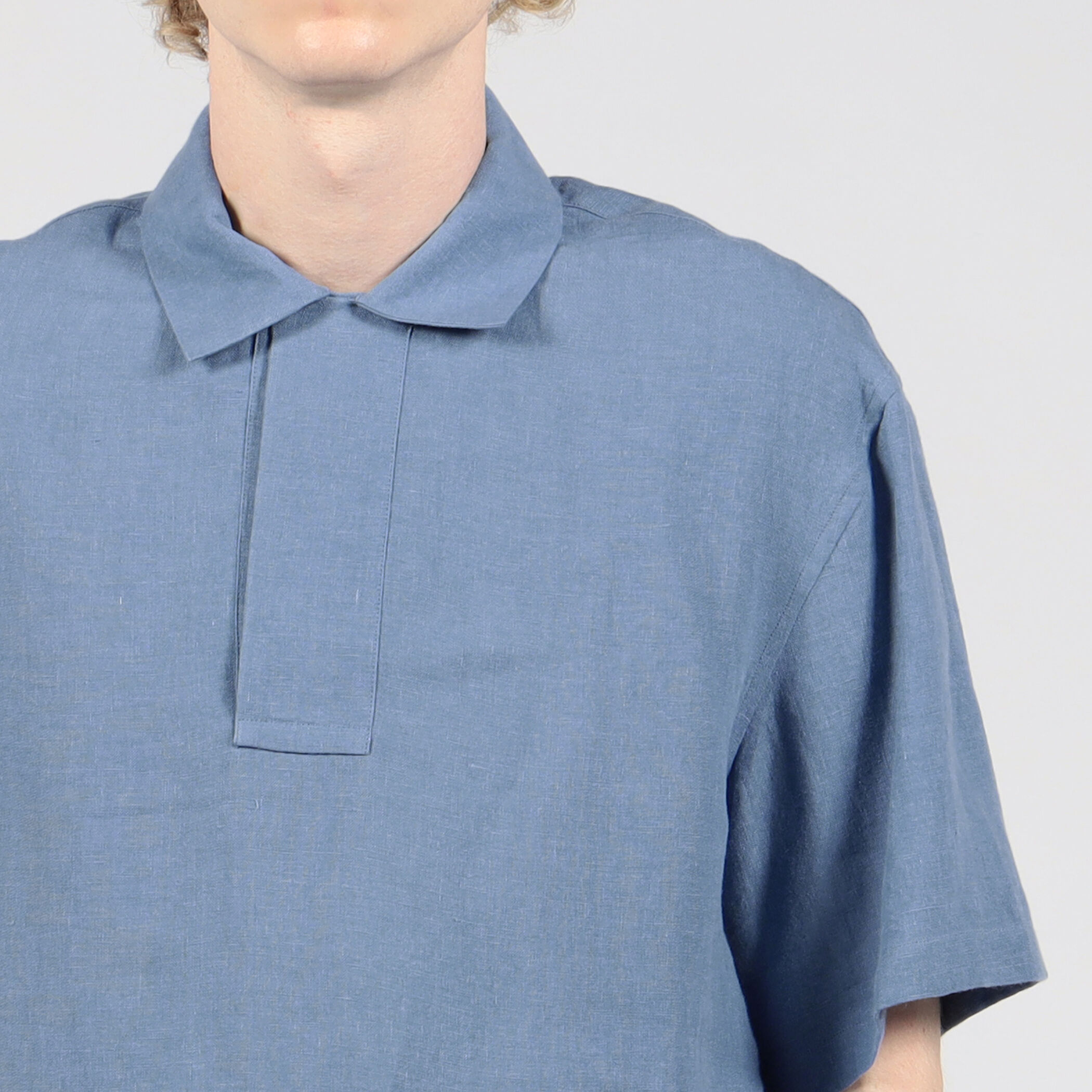 期間限定・お買い得商品: |産地直送 別注】BOURRIENNE×LAND OF SHIRT LINEN LIGHT TOMORROW トップス