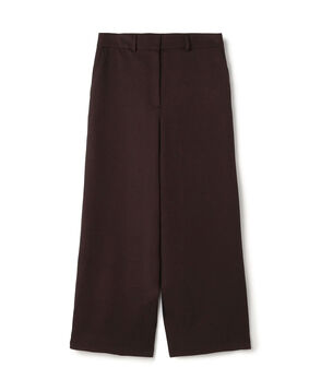パウダリーストレッチツイル セミワイドパンツ