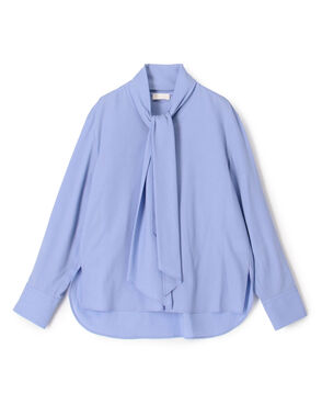 【WEB先行予約】ジュエルコットン ワイドボウタイブラウス