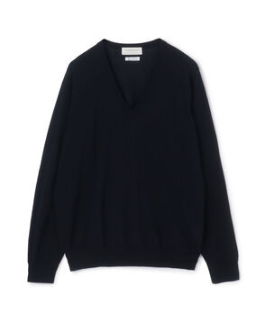 TOMORROWLAND tricot スーパーファインメリノウール Vネックプルオーバー S-WOOL
