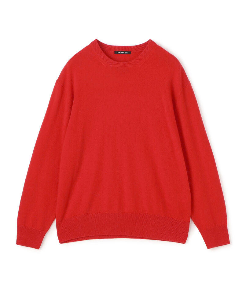 スコットランドカシミヤ クルーネックプルオーバー