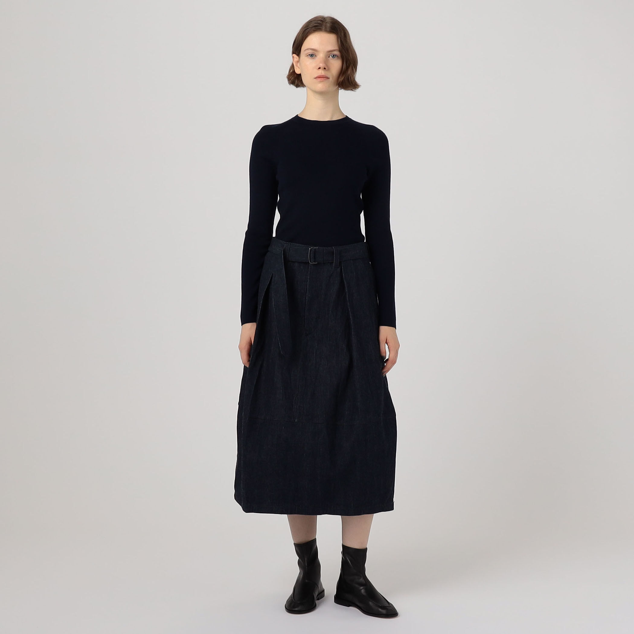 別注】HAVERSACK Cocoon デニムスカート｜トゥモローランド 公式通販