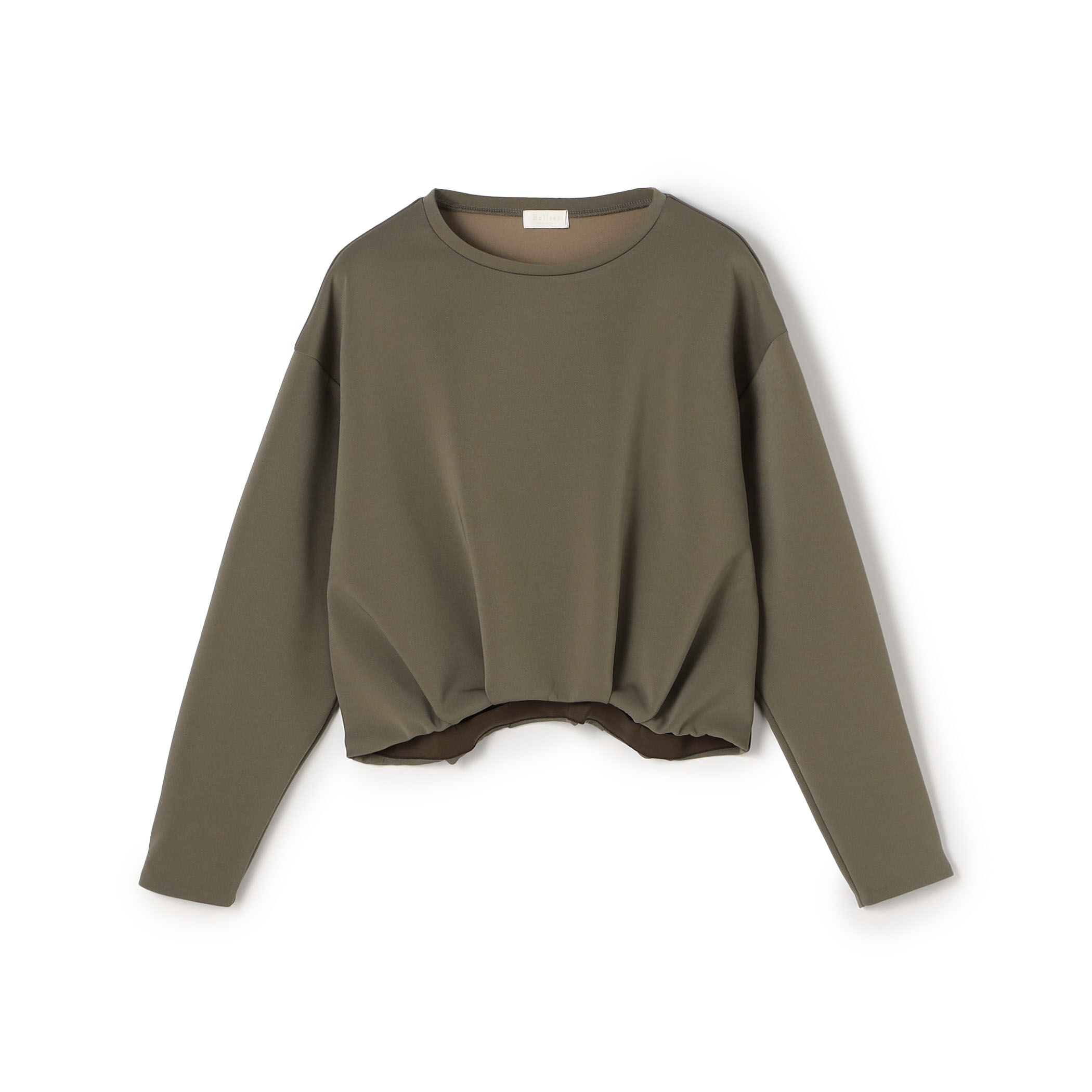 □エラスティックジャージー タックショートプルオーバー