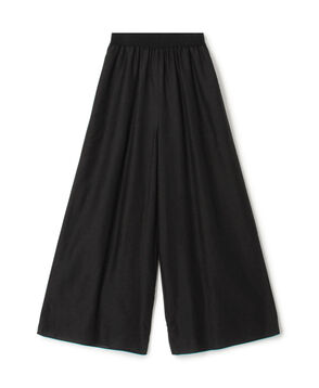 コットンシルクローン　ワイドパンツ