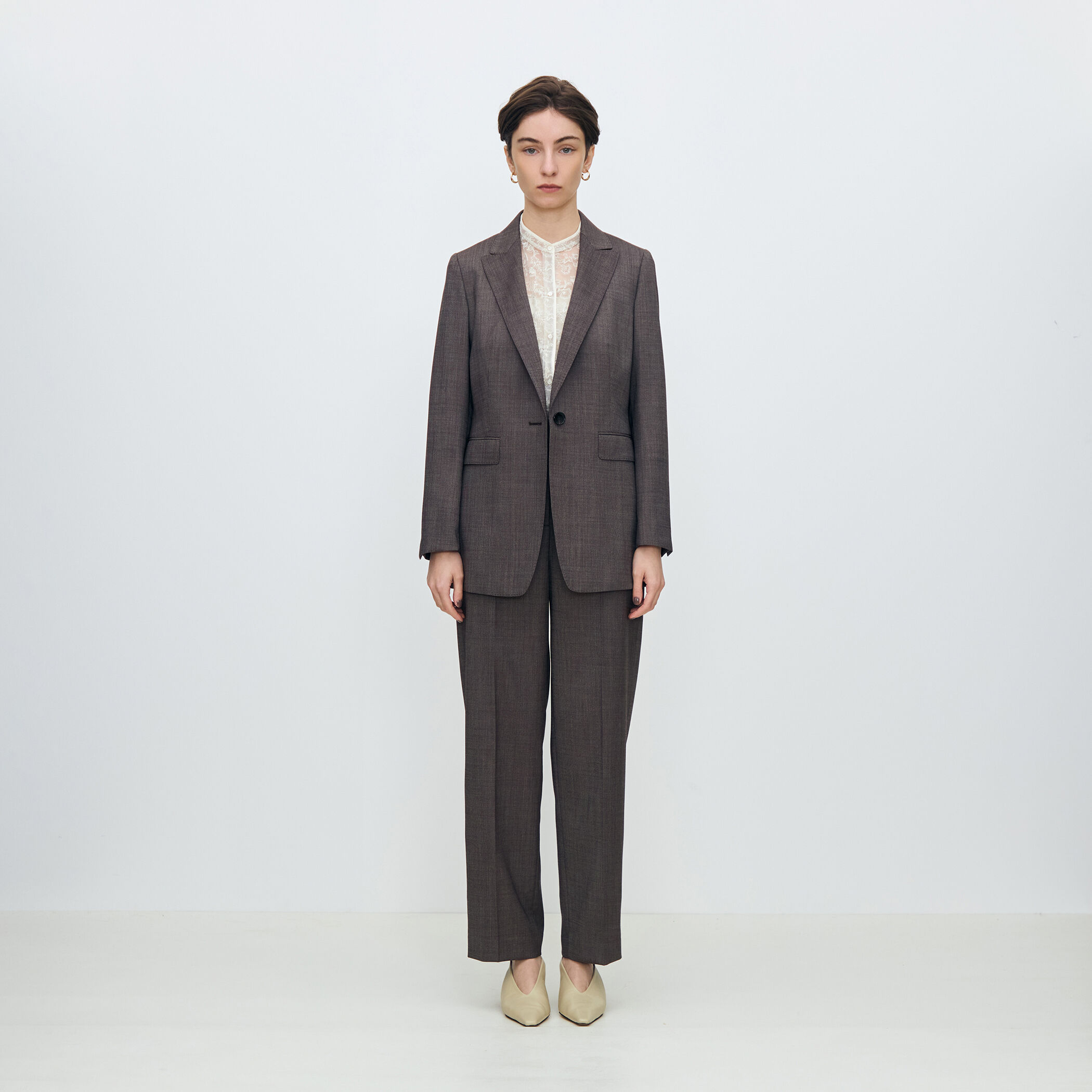 ウーステッドカルゼ 1Bテーラードジャケット｜トゥモローランド 公式通販