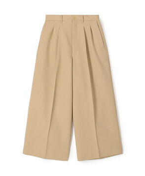 HAVERSACK ATTIRE ウールギャバジン 2プリーツワイドパンツ