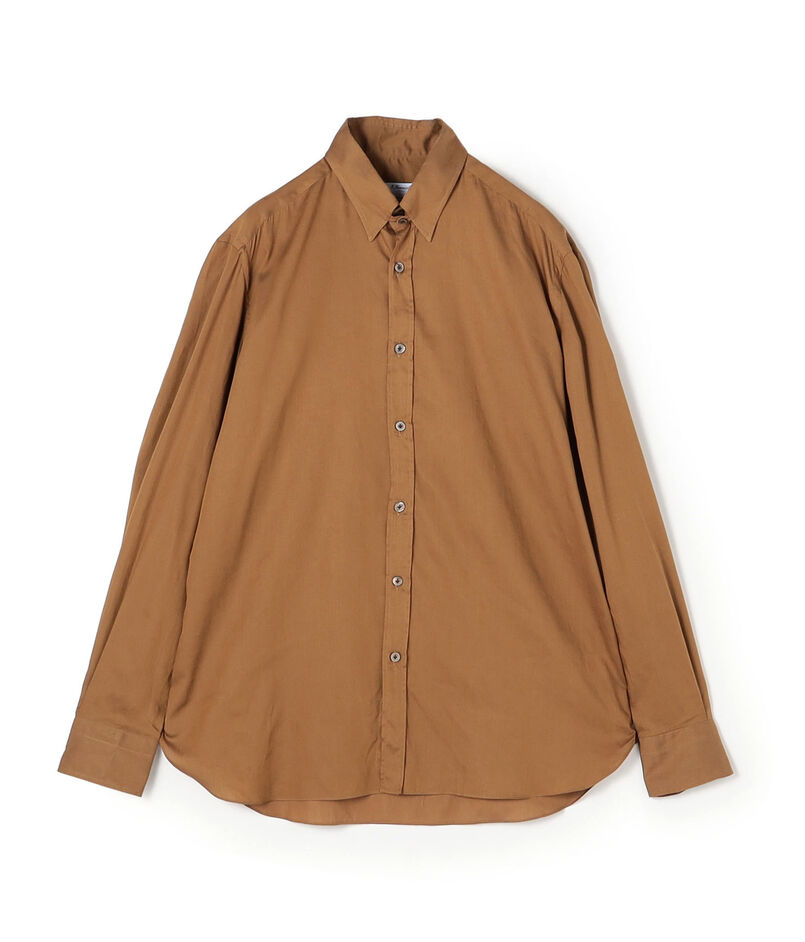 ERRICO FORMICOLA セルロースコットン タブカラーロングスリーブシャツ