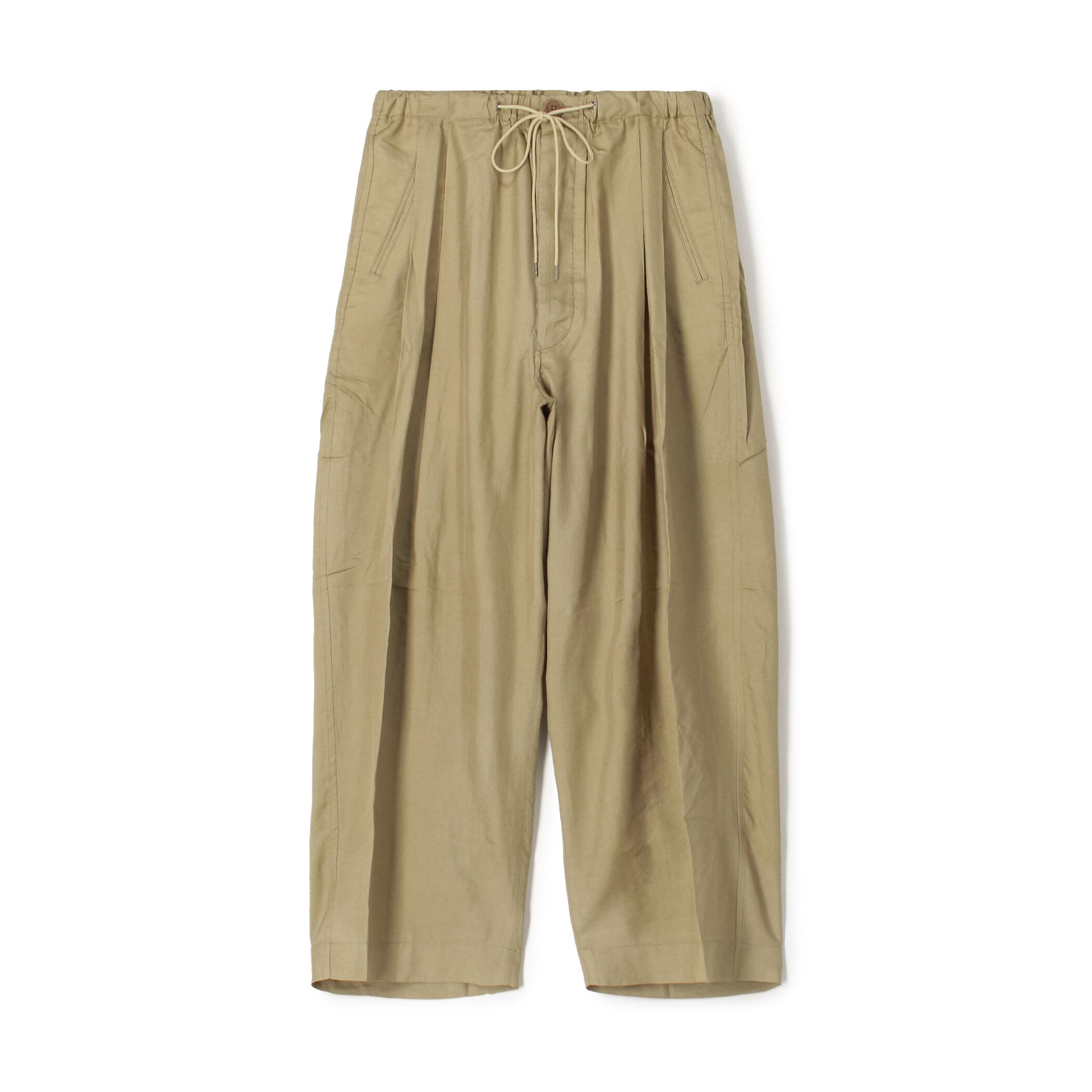 HAVERSACK ATTIRE シルク ドローストリング イージーパンツ