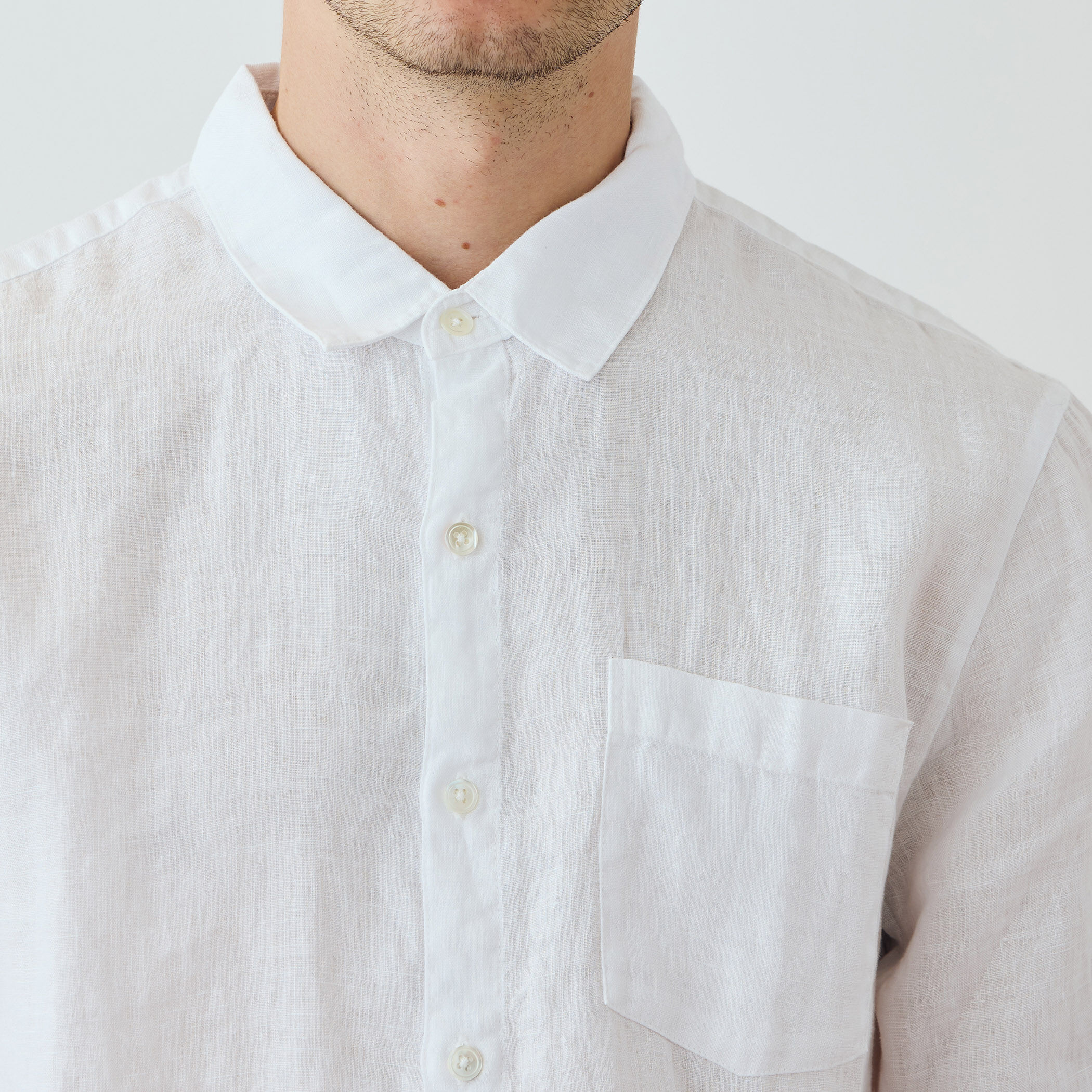 ライトウェイトリネン スタンダードシャツ MKO3652｜トゥモローランド