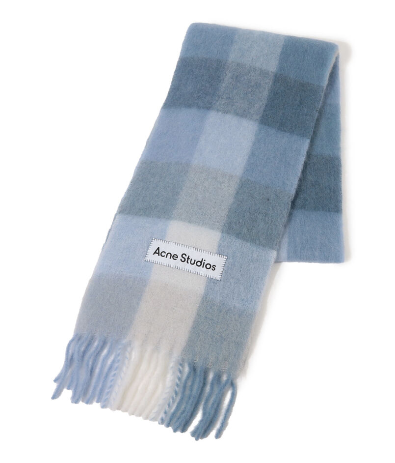Acne Studios モヘヤチェックスカーフ