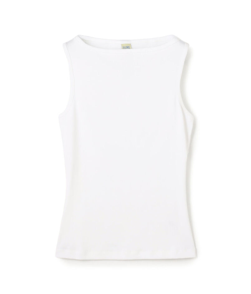 FLORE FLORE TIMMI TANK ボートネック タンクトップ