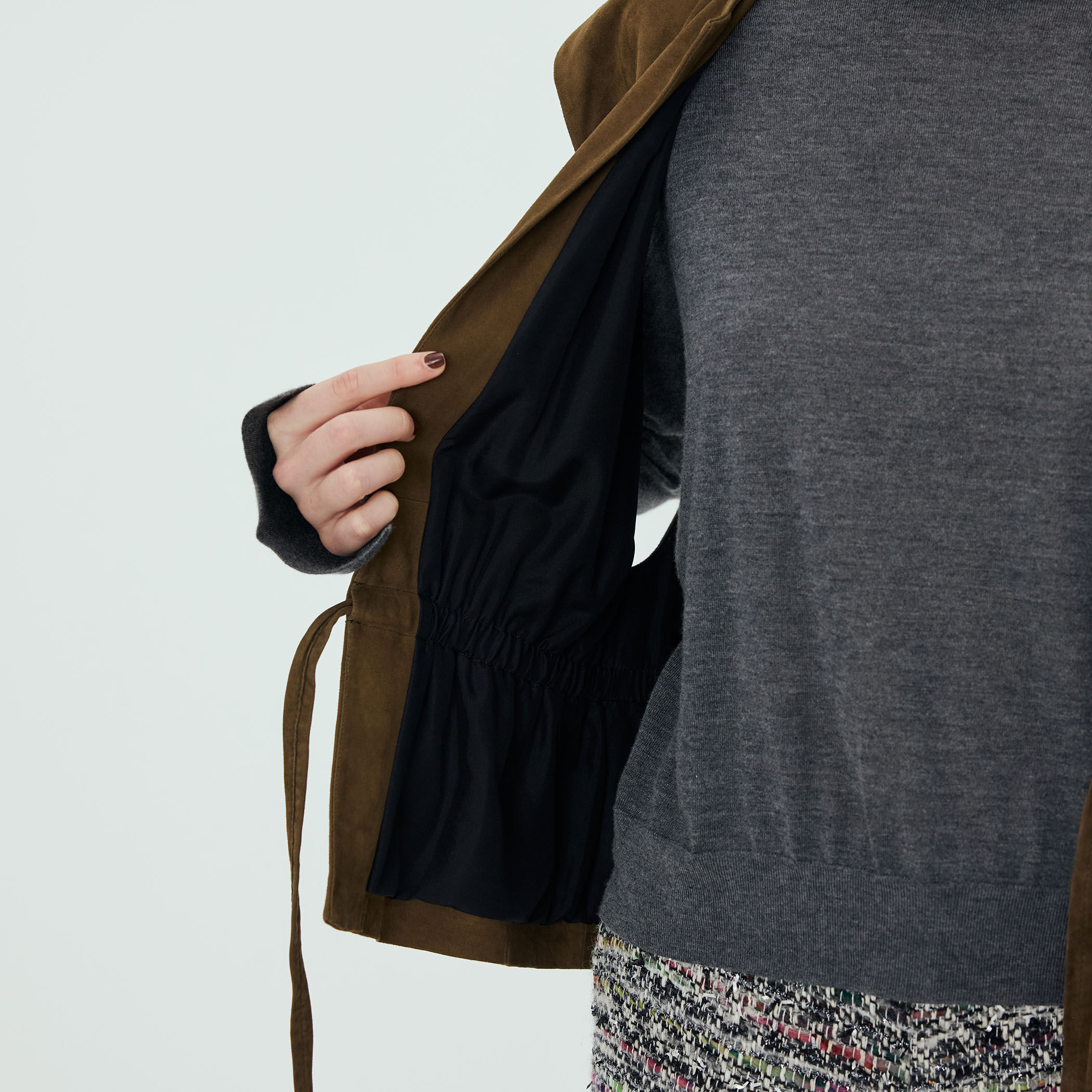 METISスエード ショートジレ｜トゥモローランド 公式通販