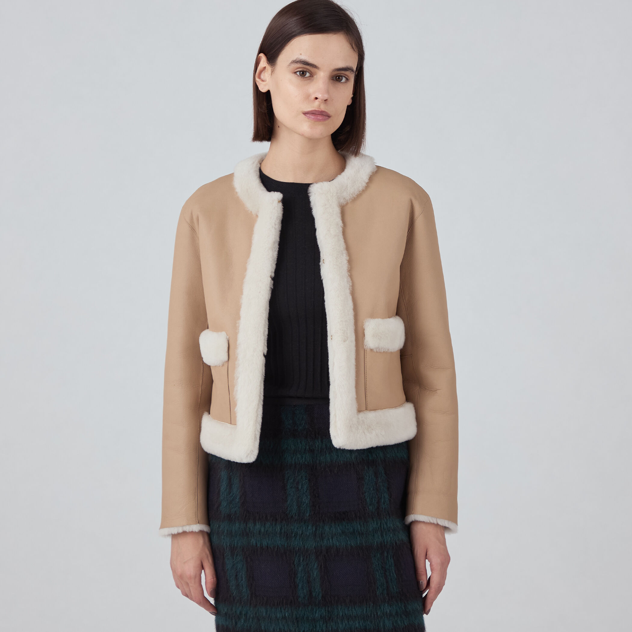 ナッパランムートン ノーカラージャケット｜トゥモローランド 公式通販