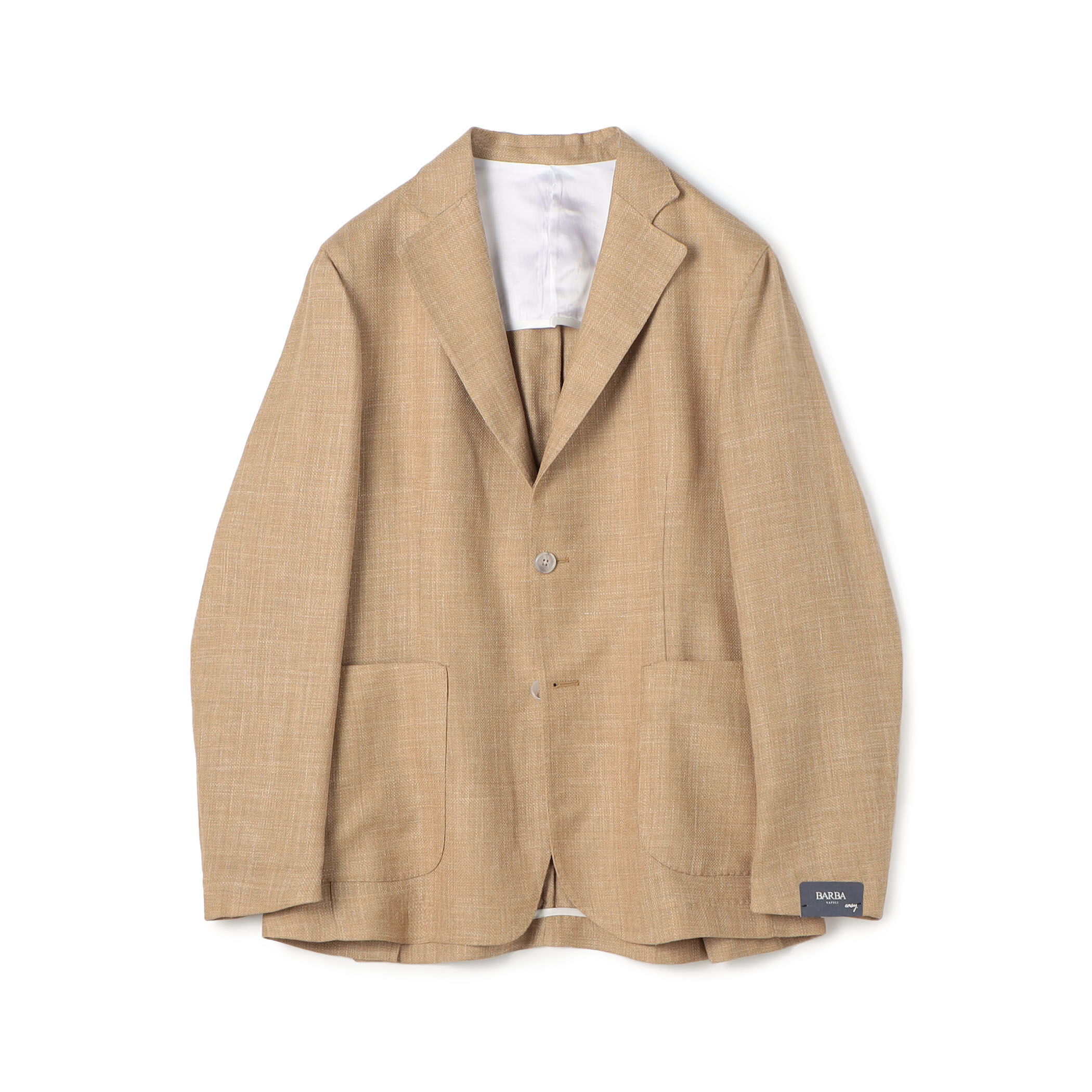 BARBA EASY J1ウールシルクリネン シングルブレステッド2Bジャケット｜トゥモローランド 公式通販