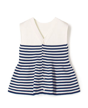 【WEB先行予約】フォームニット ペプラムベスト