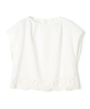 エアリーメッシュ フレンチスリーブプルオーバー