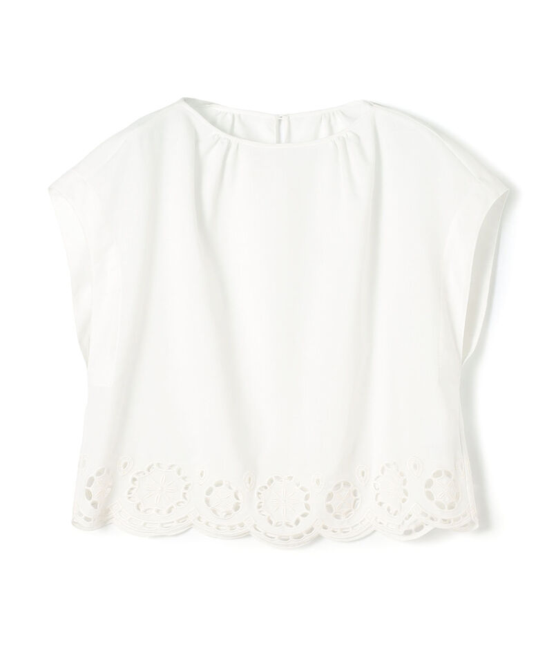 エアリーメッシュ フレンチスリーブプルオーバー