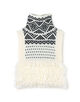 HYKE NORDIC VEST ハイネック ニットベスト
