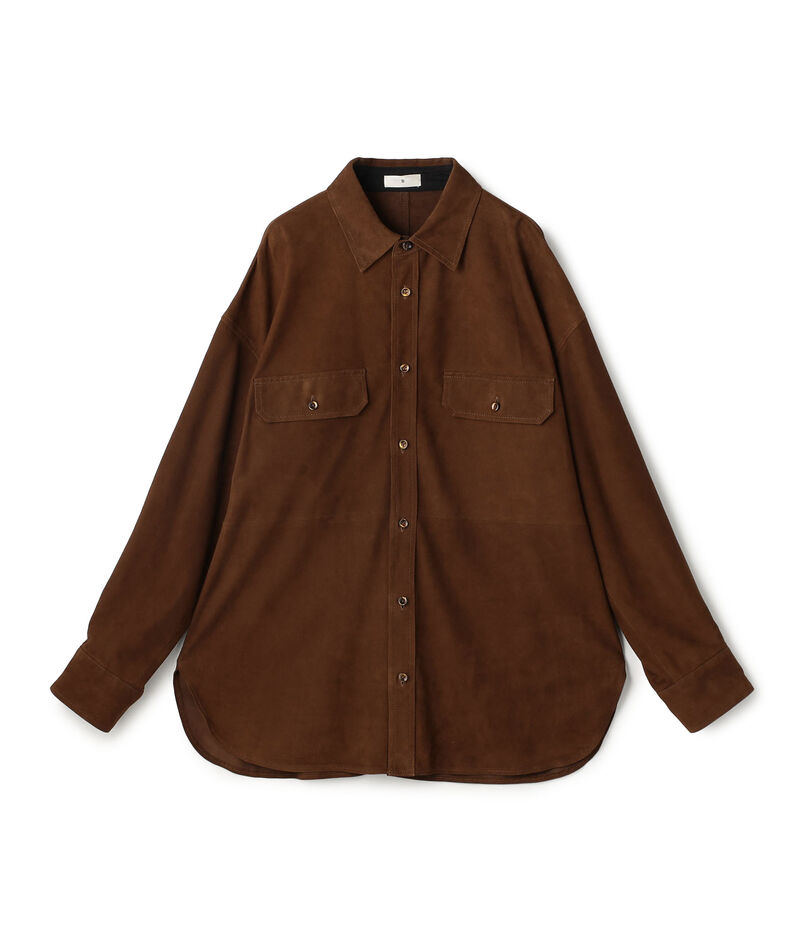 METIS SUEDE レギュラーカラーシャツ