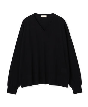 マットシルク Vネックプルオーバー