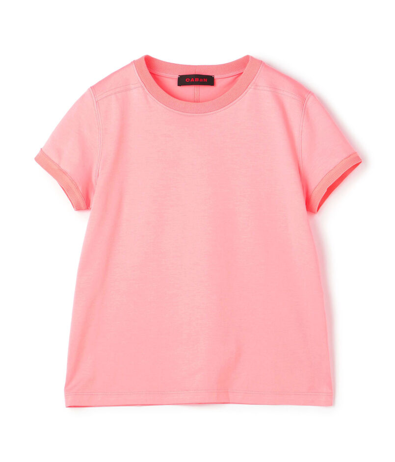 コットン リブコンビクルーネックプルオーバー