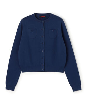 CABaN コットンカシミヤ クルーネックカーディガン