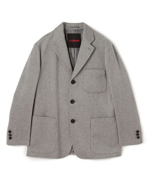 カシミヤメルトン テーラードジャケット